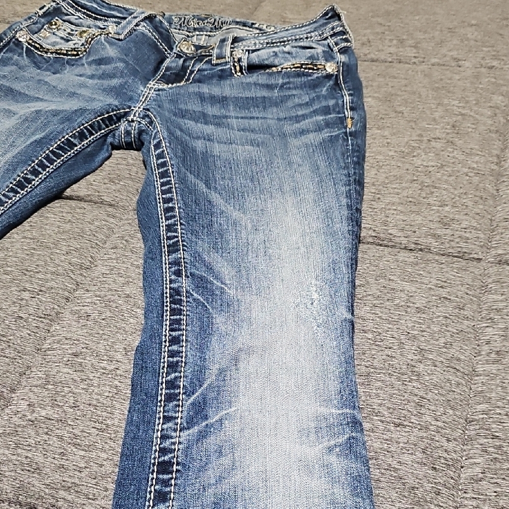 Miss Me Signature-Rise Boot Size 25 Women's Blue Jeans - Picture 8 of 11